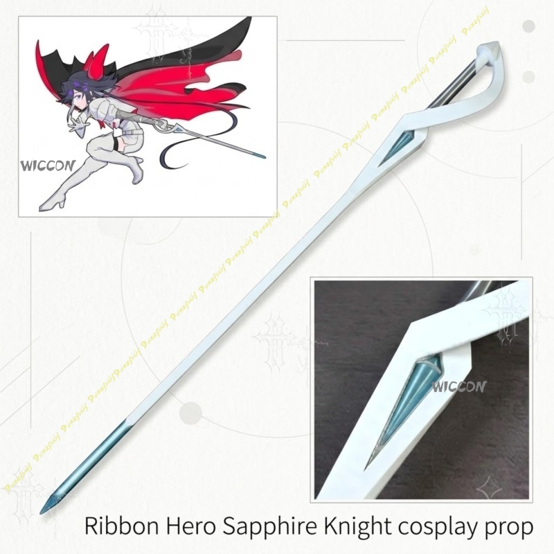 Anime Merchandise For Women - Sapphire Knight Cosplay Prop Ribbon Hero