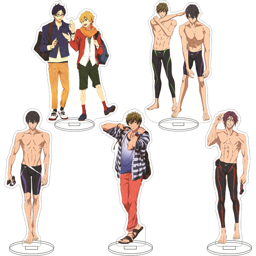 16CM Anime Acrylic Figure Free - Anime Merchandise Collection 评论和价格
