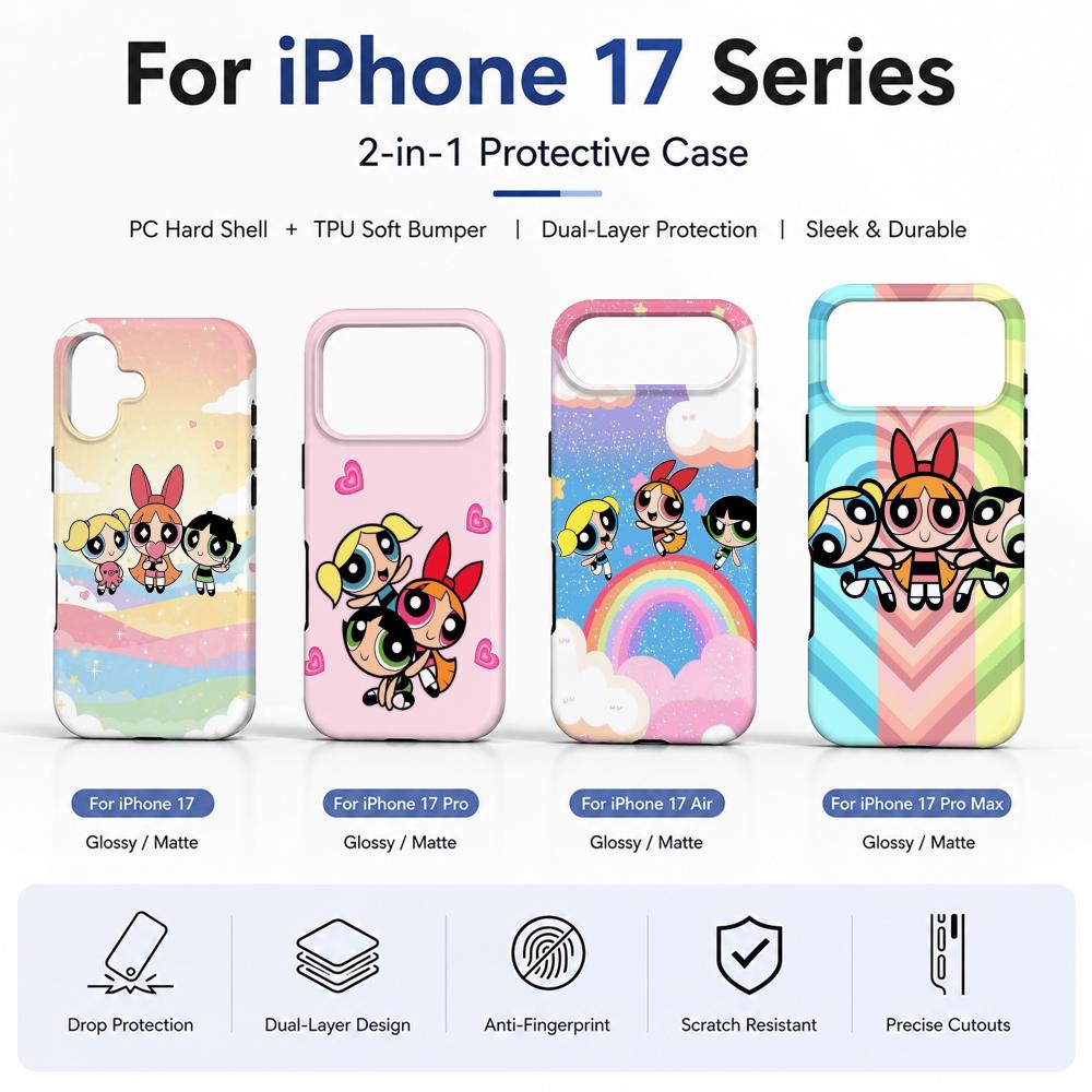 Anime P-Powerpuff Girls Phone  - Phone Case Anime 评论和价格