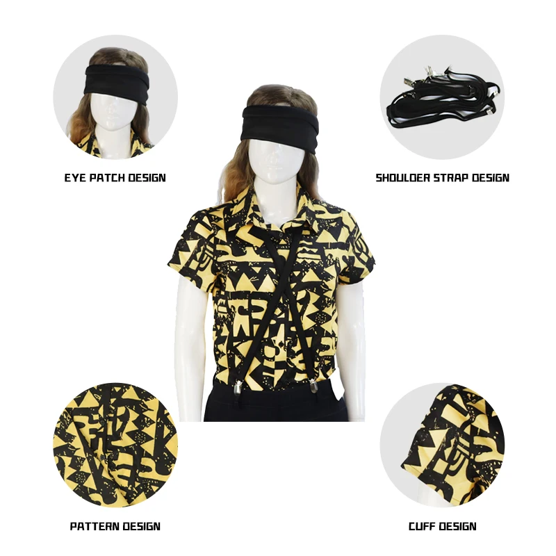Eleven Yellow Shirt Belts Cosp - Anime Merchandise For Women 评论和价格